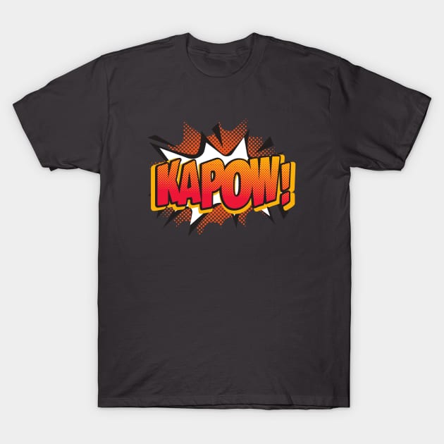 KAPOW run run run T-Shirt by Grishman4u